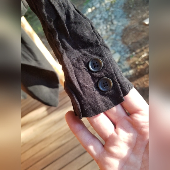 Blouse & Bolero Ladies Set Black Sorceress Shirt Jacket Jacob Brand XS Halter - Picture 4 of 12